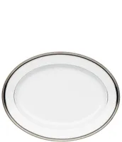 Noritake Austin Platinum Porcelain Oval Platter