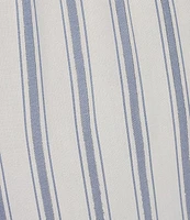 Nottibianche Plus Striped Drawstring Tie Coordinating Woven Capri Pant