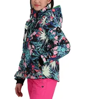 Obermeyer Big Girls 7-16 Floral Print Taja Jacket