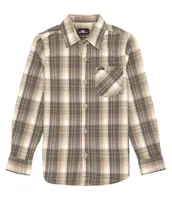 O'Neill Big Boys 8-20 Long Sleeve Redmond Plaid Stretch Flannel Shirt