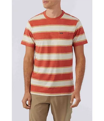 O'Neill Bolder Short Sleeve Yarn-Dyed Striped T-Shirt