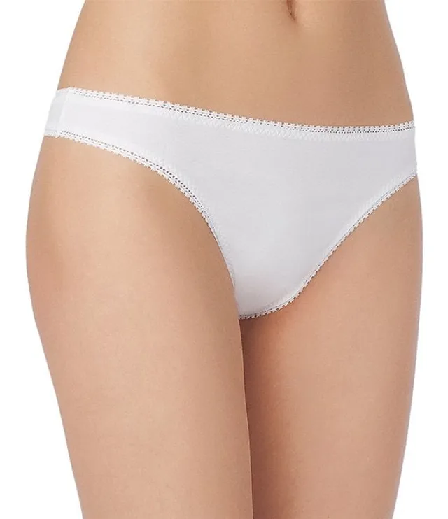 Soma Cotton Modal Bikini Underwear, White/Ivory