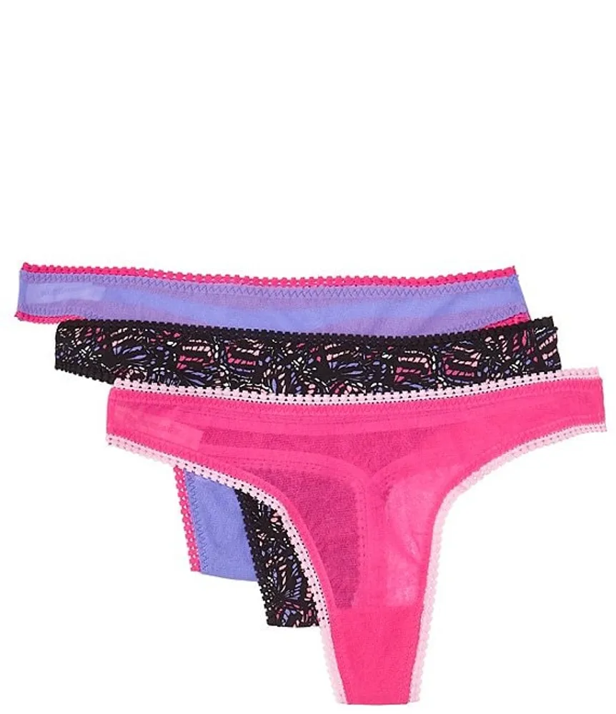 Victoria's Secret PINK Thong Panty Set of 3