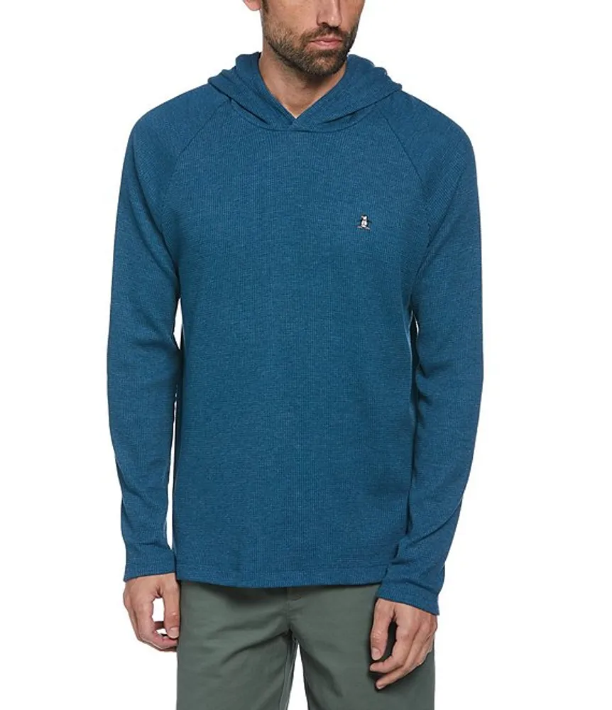 Original Penguin TV Pete Waffle Long Sleeve Hoodie | Hamilton Place