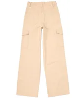 Originality Big Girls 7-16 Cargo Pocket Twill Pant