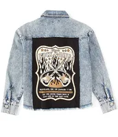 Originality Big Girls 7-16 Classic Rock &Roll Denim Jean Jacket