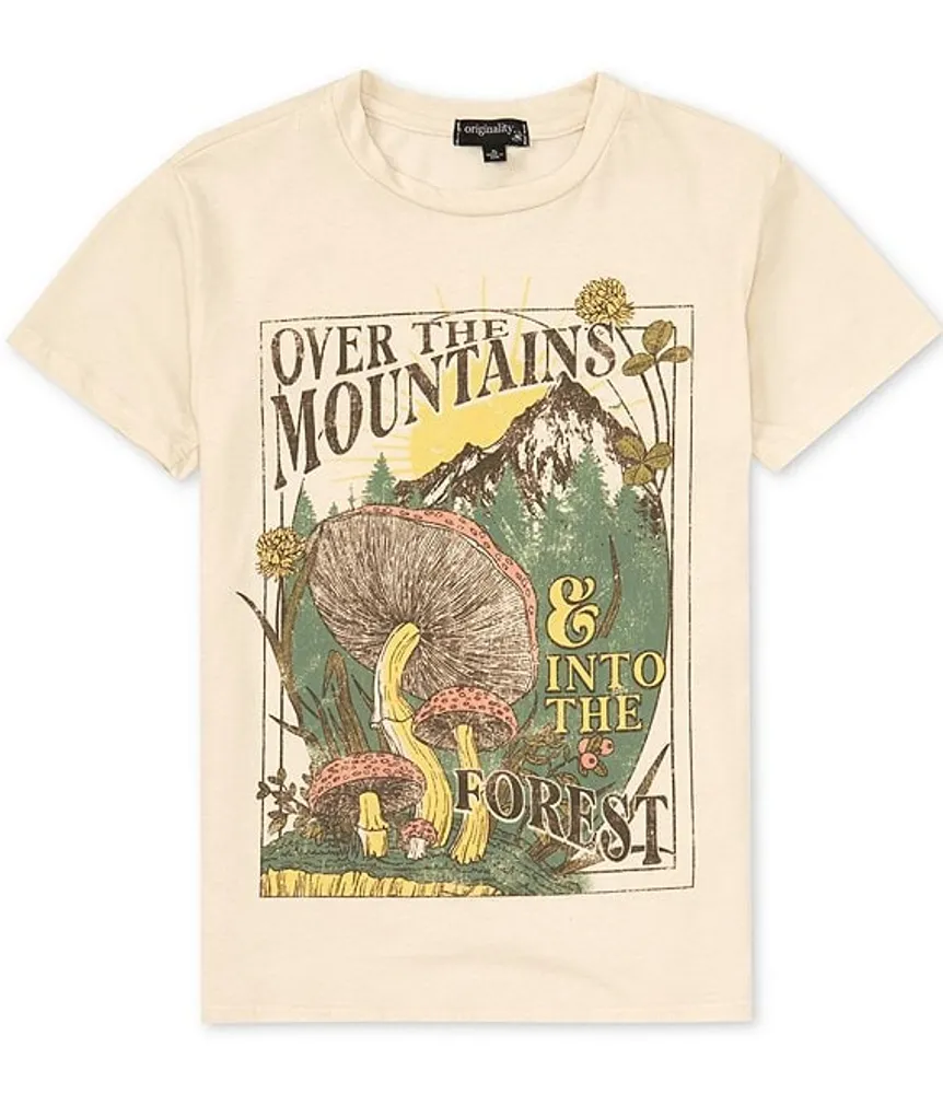 Originality Big Girls 7-16 Short Sleeve Over The Mountains And