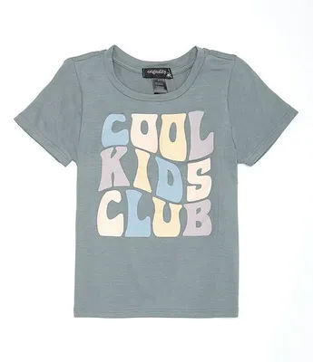 Originality Little Girls 2T-6X Short Sleeve Cool Kids Club T-Shirt