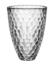 Orrefors Raspberry Crystal Vase