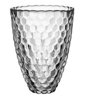 Orrefors Raspberry Crystal Vase