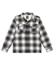 Outdoor Research Performance Feedback Ombre Plaid Shirt Sherpa Lined Jacket