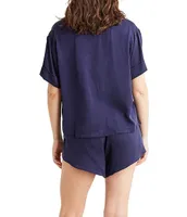 Papinelle Audrey Washable Silk Shorty Pajama Set