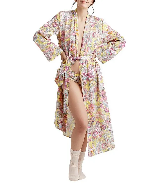 Papinelle Shawl Collar Cozy Plush Midi Cozy Robe