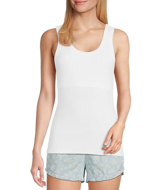 Papinelle Milla Rib Shelf Bra Scoop Neck Sleeveless Sleep Tank