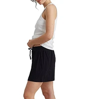 Papinelle Milla Ribbed-Knit Sleep Short