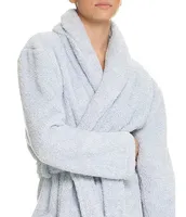 Papinelle Shawl Collar Cozy Plush Midi Robe