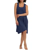 Papinelle Solid Pleated Modal Nightgown