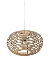 Park Hill Coastal Cottage Collection Kailani Natural Rattan Pendant Light