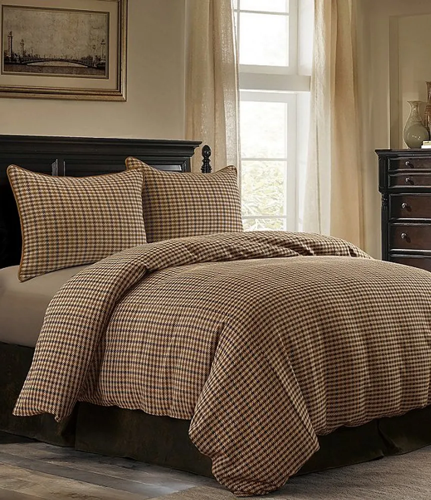 Paseo Road by HiEnd Accents Clifton Collection Houndstooth Duvet Cover