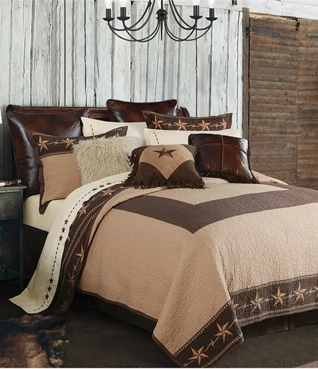 HiEnd Accents Paseo Road by HiEnd Accents Rustic Star Collection Reversible  Quilt Mini Set