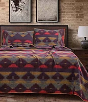 Paseo Road by HiEnd Accents Western Geometric Print Gila Wool Blend Blanket Mini Set