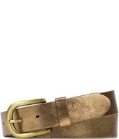 Patricia Nash Vietri Metallic Leather Belt