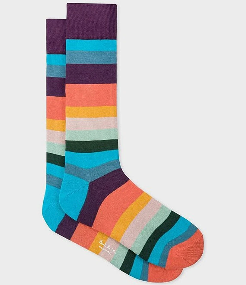 Paul Smith Artist Stripe Crew Socks