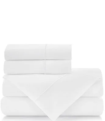 Peacock Alley Boutique Embroidered Percale Luxury Sheet Set