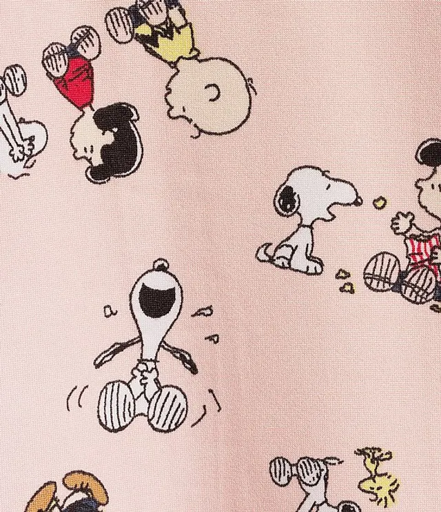 Peanuts Snoopy Toss Print Knit Coordinating Sleep Pants