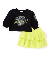 Peek Little Girls 2T-8 Dreamer Skirt Set