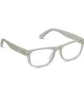 Peepers Men's Monsoon 54mm Rectangle Blue Light Reader Glasses