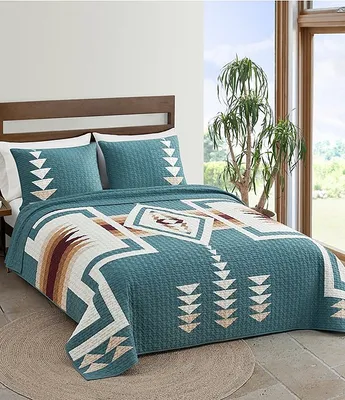 Pendleton Harding Geometric Print Piece Quilt Mini Set