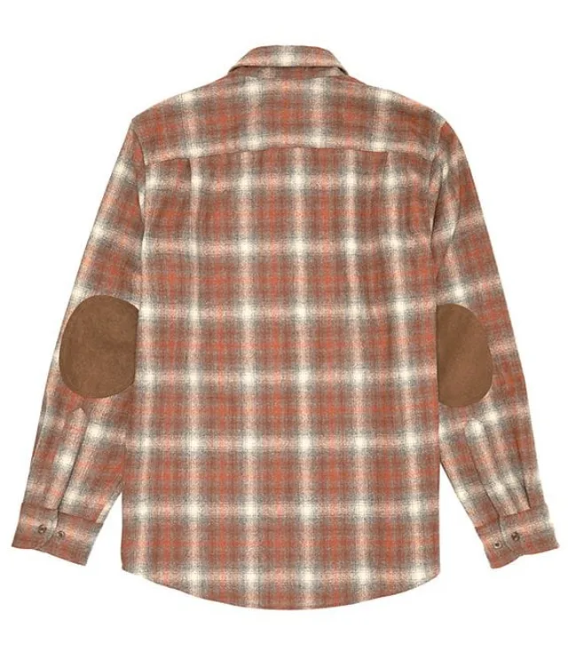 MEN'S PLAID ELBOW-PATCH TRAIL SHIRT