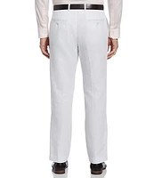 Perry Ellis Linen Blend Flat Front Suit Separates Pants