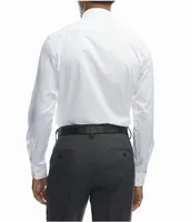 Perry Ellis Premium Non-Iron Slim-Fit Spread-Collar Solid Dress Shirt