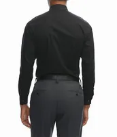 Perry Ellis Premium Slim-Fit Spread-Collar Solid Twill Dress Shirt