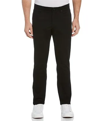 Perry Ellis Slim Fit Flat Front 5-Pocket Stretch Pants