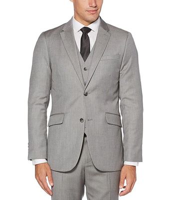 Perry Ellis Slim-Fit Herringbone Suit Separates Jacket