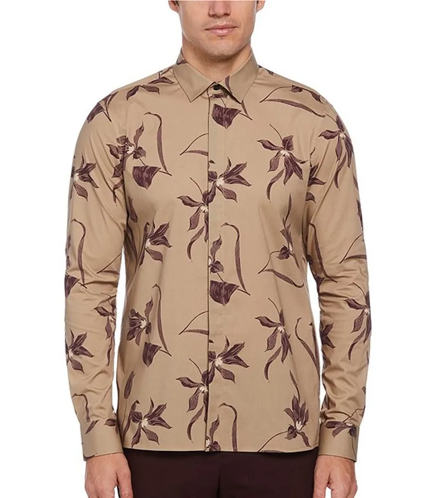 perry ellis long sleeve shirt