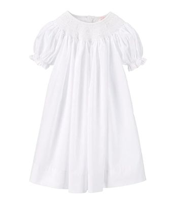 Petit Ami Baby Girls Newborn-9 Months Smocked Christening Gown