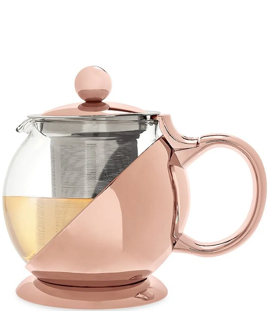 Pinky Up Shelby Rose Gold Wrapped Teapot & Infuser