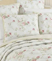 Piper & Wright Amalia Quilt Collection Rose Bouquet Print Pillow Sham