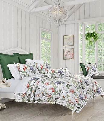 Piper & Wright Clara Bedding Collection Floral Watercolor Printed Comforter Mini Set