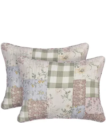 Piper & Wright Eloise Cotton Patchwork Quilted Pillow Sham