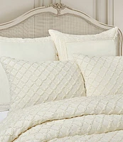 Piper & Wright Lillian Lattice Textured Patterned Comforter Mini Set