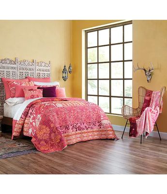 Poetic Wanderlust Tracy Porter Pink Patterned Verity Cotton Quilt
