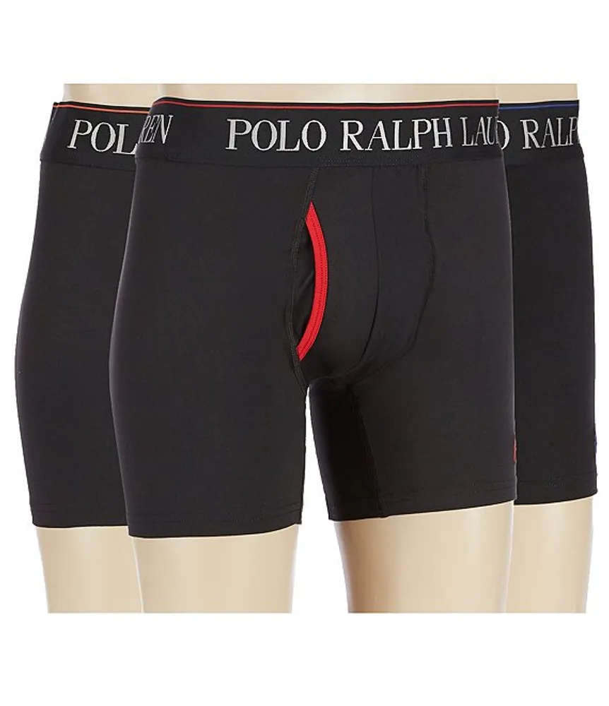 POLO RALPH LAUREN Mens 3-pack 4d-flex Cotton Modal Stretch Boxer