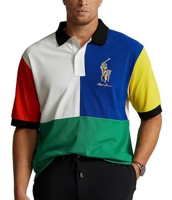 Polo Ralph Lauren Big & Tall Classic-Fit Pony Short Sleeve Mesh Shirt