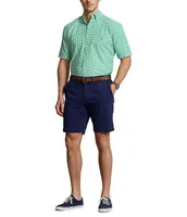 Polo Ralph Lauren Big & Tall Classic-Fit Gingham Short Sleeve Oxford Woven Shirt