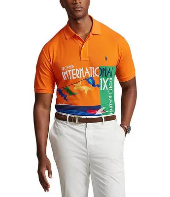 Polo Ralph Lauren Big & Tall Classic-Fit Graphic Short Sleeve Mesh Shirt
